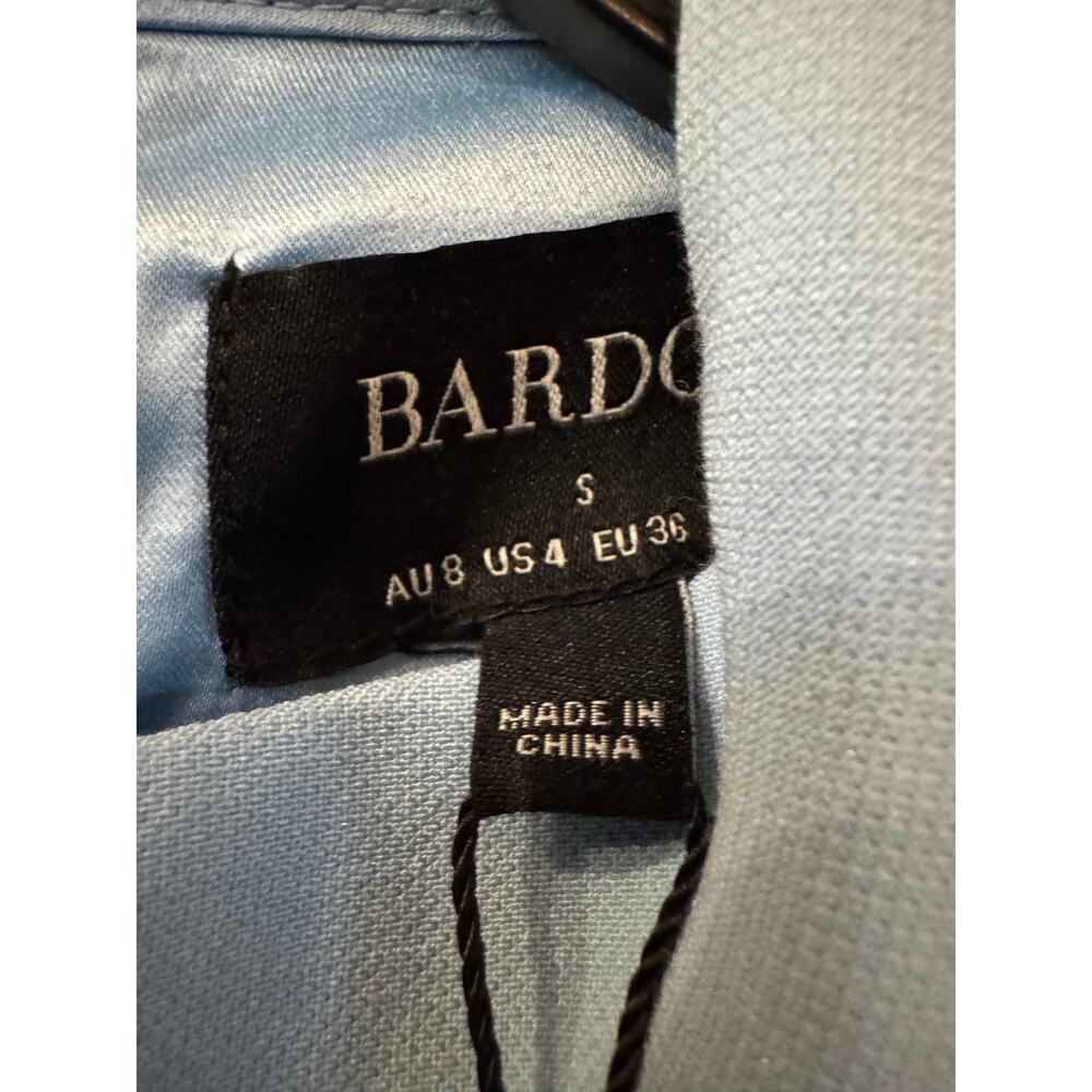 Bardot Zephyra Soft Blue Collar Mini Dress - Size 4 (NEW with tags) - Picture 7 of 8
